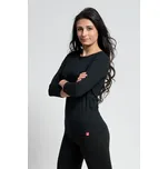 Dámské bavlněné triko s 3/4 rukávem CityZen s elastanem černé 000-DLR Velikost: 40