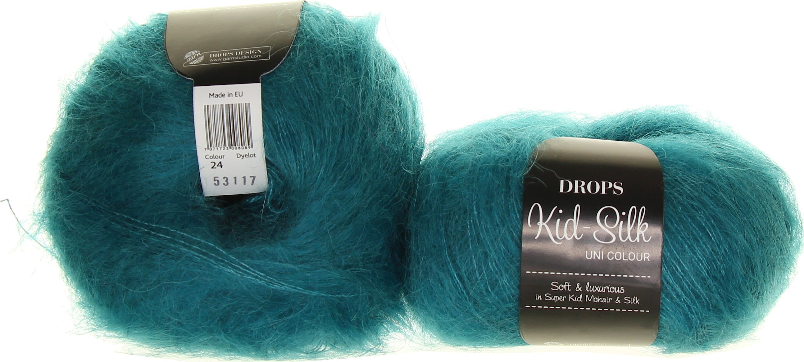 Drops Kid-Silk 24 petrolejová