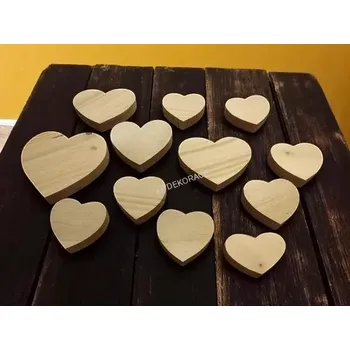 Party dekorace Srdíčko, srdce - typ Čidlo - Sety srdíček 13cm