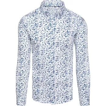 Pánská košile Pánská košile casual DX2670 Barva: Bílá, Velikost: 2XL