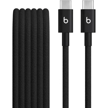 Datový kabel USB-C/USB-C Woven Cable 1,5m Black BEATS