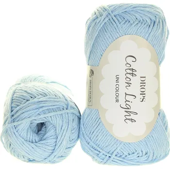 Příze Drops Cotton Light 08 světle modrá