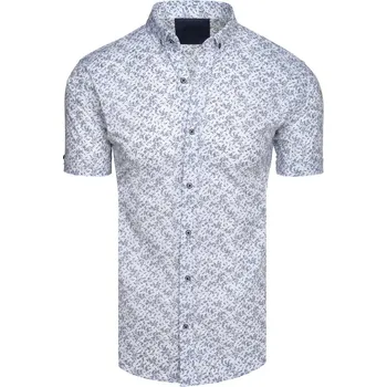 Pánská košile Pánská košile s krátkým rukávem KX1041 Barva: Bílá, Velikost: 2XL