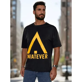 Pánské tričko Tshirt Pánské tričko s potiskem RX5665 Barva: Černá, Velikost: 2XL