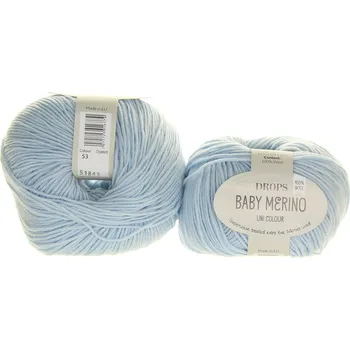 Příze Drops Baby Merino 53 pastelově modrá