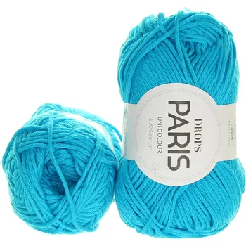 Příze Drops Paris 10 tyrkysová