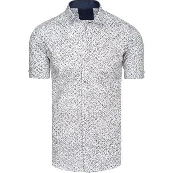 Pánská košile Pánská košile s krátkým rukávem KX1059 Barva: Bílá, Velikost: 2XL