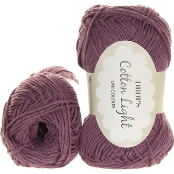 Příze Drops Cotton Light 24 starofialová