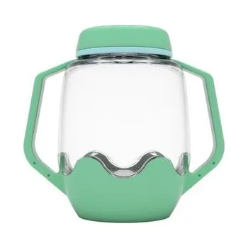 Kojenecká láhev Słoik sensoryczny do napełnienia wodą zielony