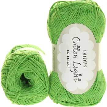 Příze Drops Cotton Light 39 jarní zelená