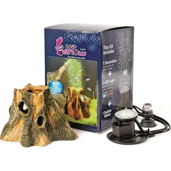 Dekorace do akvária Hydor HYDOR H2shOw Kit Wood - green light