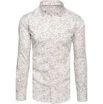Pánská košile casual DX2636 Barva: Bílá, Velikost: M
