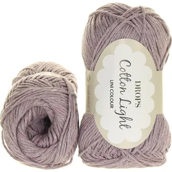 Příze Drops Cotton Light 51 ledová levandule