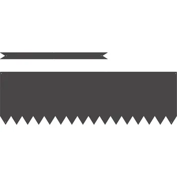 Zahradní obrubník vidaXL 865968 100 x 0,5 x 30 cm 20 ks černý