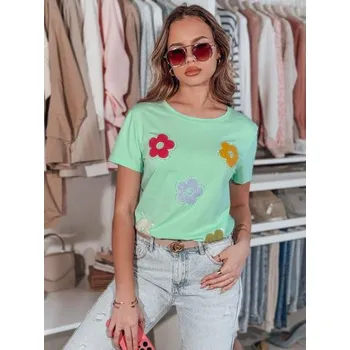 Dámské květované tričko DAISYLA mátová