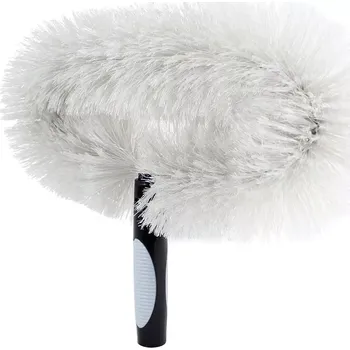 Oválný nástavec na teleskopickou tyč – prachový kartáč na stěny a stropy 38 x 20 cm