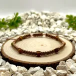 Certom Macramé náramek s krajkovým achátem 0274