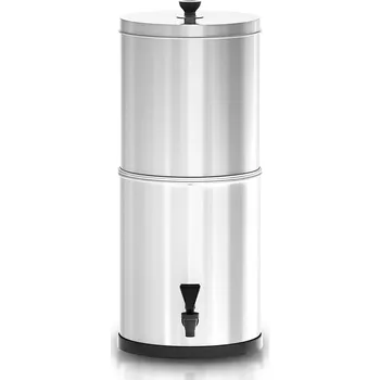 Kempingové nádobí Gravitační vodní filtrační systém v nerezovém kbelíku 9L, pro outdoor