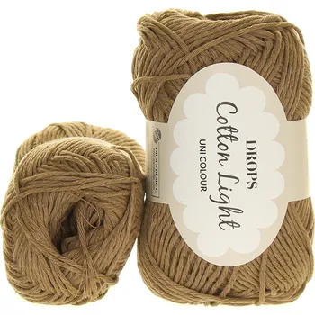 Příze Drops Cotton Light 22 tmavě béžová
