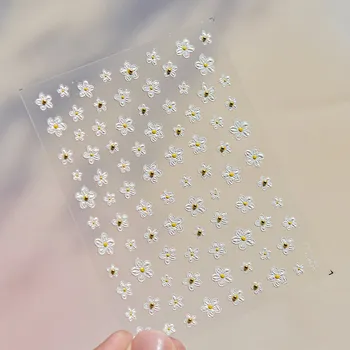 Květy a korálky na nehty pro nail art | samolepky, zdobení - TO4870