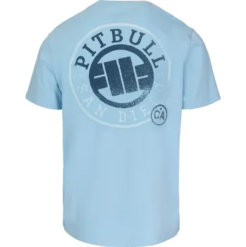 Pánské tričko PitBull West Coast - pánské triko SD STAMP světle modré 3XL