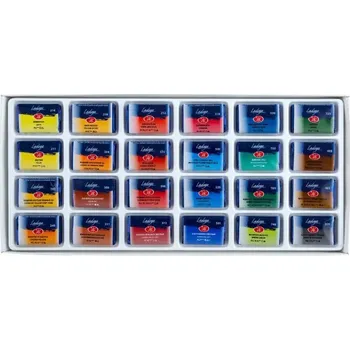 Vodová barva Ladoga Akvarelové barvy 24 ks sada