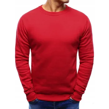 Pánská mikina PÁNSKÁ MIKINA klasická hladká mikina BEZ KAPUCE bx3867 - L