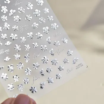 Květy a korálky na nehty pro nail art | samolepky, zdobení - TO4881S