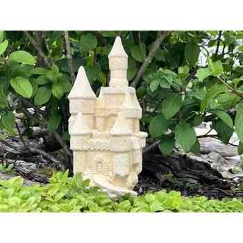 Zahradní dekorace ZahradniDekorace dekorace na zahradu - Hrad věže, výška 38 cm, 5 kg