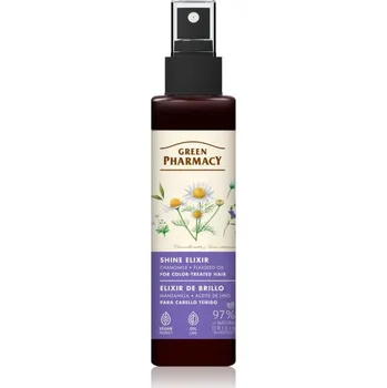 Vlasová regenerace Green Pharmacy Chamomile & Flaxseed oil Elixir bezoplachový elixír pro barvené vlasy 150 ml
