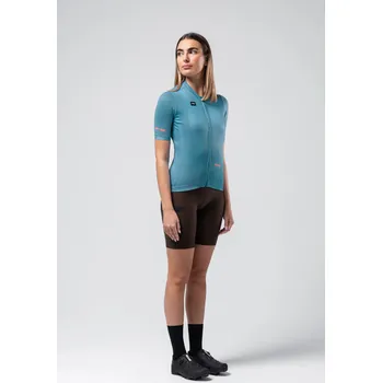 cyklistický dres GOBIK Cyklistický dres s krátkým rukávem - STARK - světle modrá XS