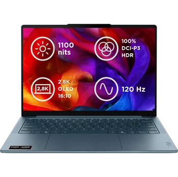 Notebook Lenovo Yoga Slim 7/14AKP10/AI5-340/14"/2880x1800/16GB/512GB/AMD int/W11H/Tidal Teal/3R On-Site