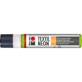 Speciální výtvarná barva Marabu Liner Textil Neon zelený 25 ml