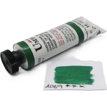 Olejová barva Tempera mistrovská Chromoxid tmavý Umton 16 ml