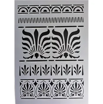 Daily Art Šablona plastová Řecké ornamenty 2 A5