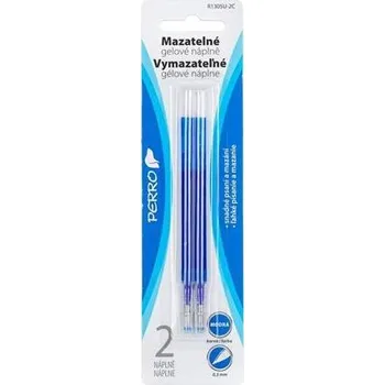 Náplně 0,5 mm gelové mazatelné modré 2 kusy