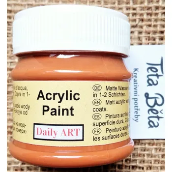 Výtvarná barva Daily ART Akrylová barva Cinnamon 50 ml