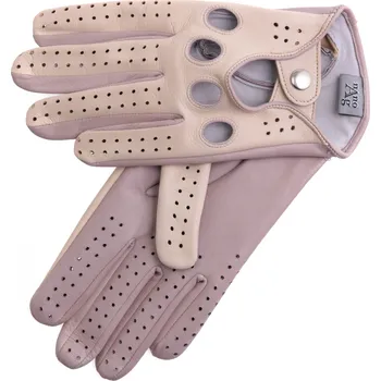 Rukavice Špongr Pánské kožené řidičské rukavice BOHEM s podšívkou NanoAg slonová kost Velikost: 7 1/2"