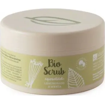 Tělový peeling laSaponaria Tělový peeling s citrónovou trávou a mátou BIO (250 g)