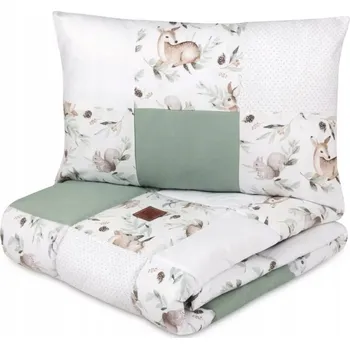 Povlečení Povlečení pro děti Peřinka patchwork 100×140 cm s povlakem na polštář 40×60 cm