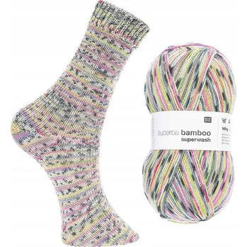 Příze Ponožková příze Rico Design Socks Bamboo 4ply 036