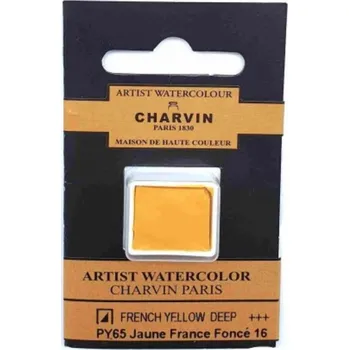 Speciální výtvarná barva Charvin Akvarelová barva Extra Fine French Yellow Deep 16