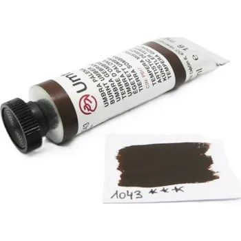 Olejová barva Tempera mistrovská Umbra pálená Umton 16 ml