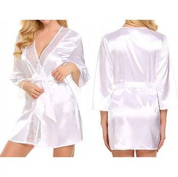 Dámský župan SNM sada spodního prádla bílá, univerzální velikost