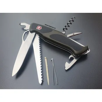 kapesní nůž Victorinox RangerGrip 79 - zelený/černý - 0.9563.MC.4R