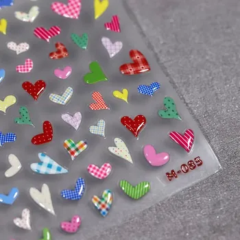 Květinové samolepky pro jemné zdobení nehtů | samolepky, dekorace na nehty - 1 ks M-085