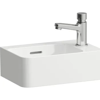 Umyvadlo Laufen VAL bílá LCC umývátko 34 x 22 x 11 s otvorem vpravo