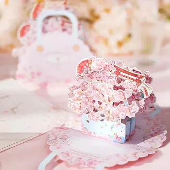 Překrásné 3d přání s květinami pro maminku a učitelku | 3d dárky - Styl4