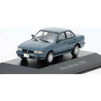 autíčko SALVAT Nissan Sentra 1991 1:43 - časopis s modelem Nissan Sentra 1991 - kovový model auta