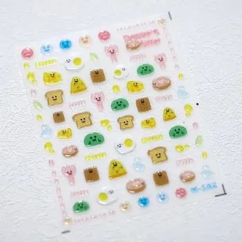 Květinové samolepky pro jemné zdobení nehtů | samolepky, dekorace na nehty - 1 ks M-142